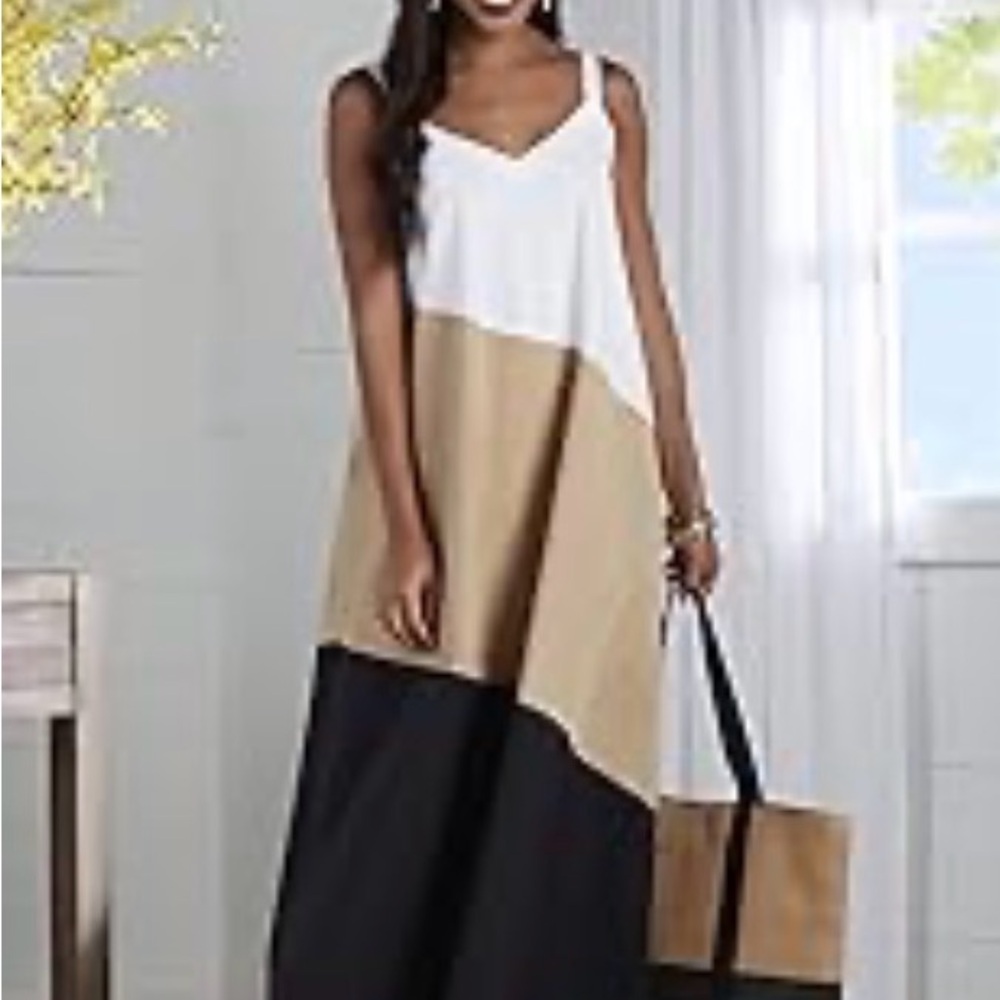 Mud Pie Tri-Tone Maxi Dress